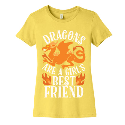 Dragons Are A Girl's Best Friend Women's Cotton Tee
