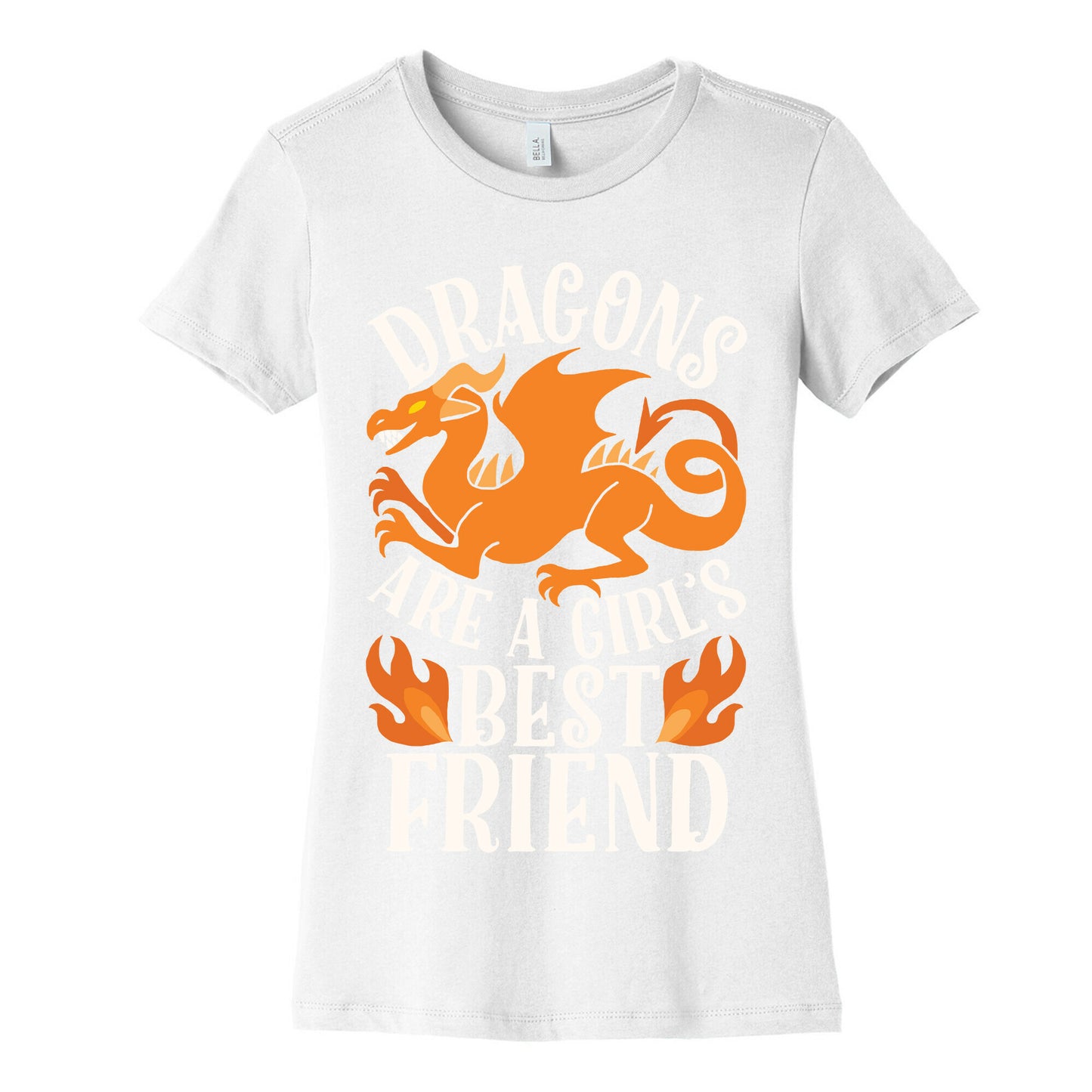 Dragons Are A Girl's Best Friend Women's Cotton Tee