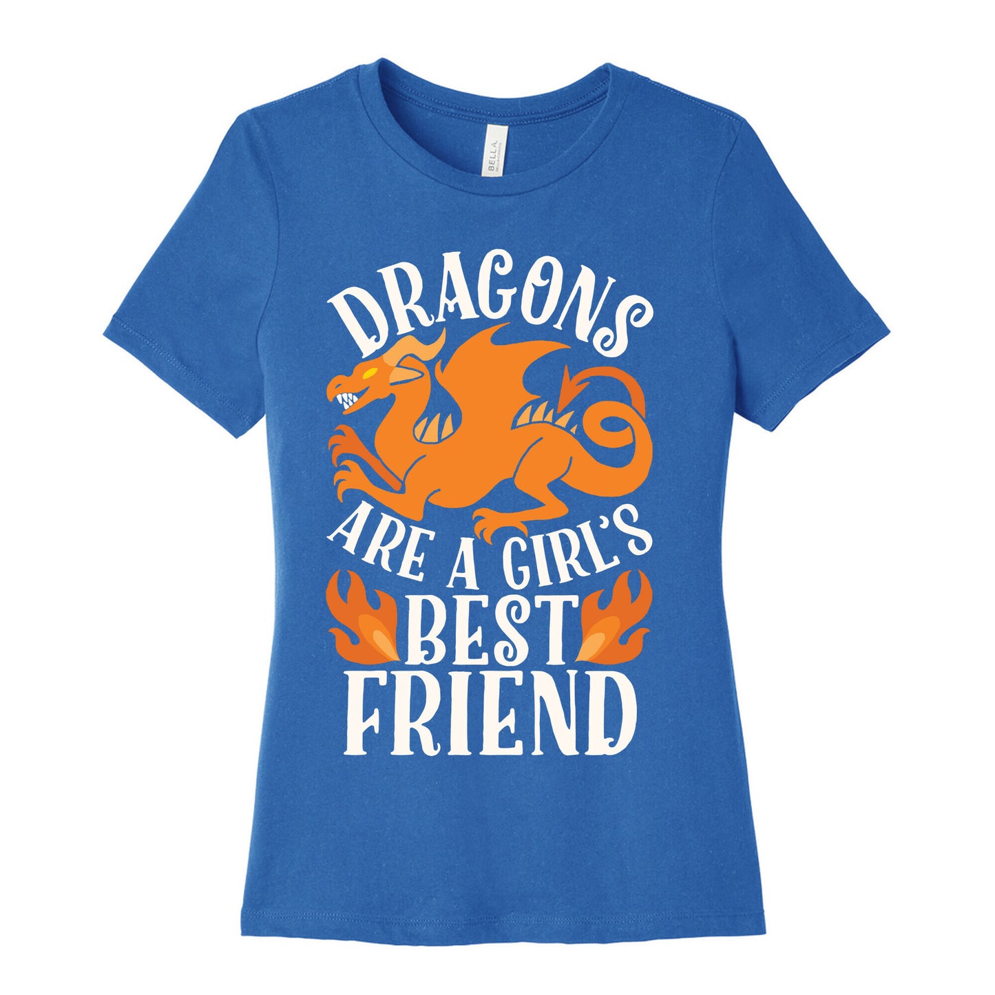 Dragons Are A Girl's Best Friend Women's Cotton Tee