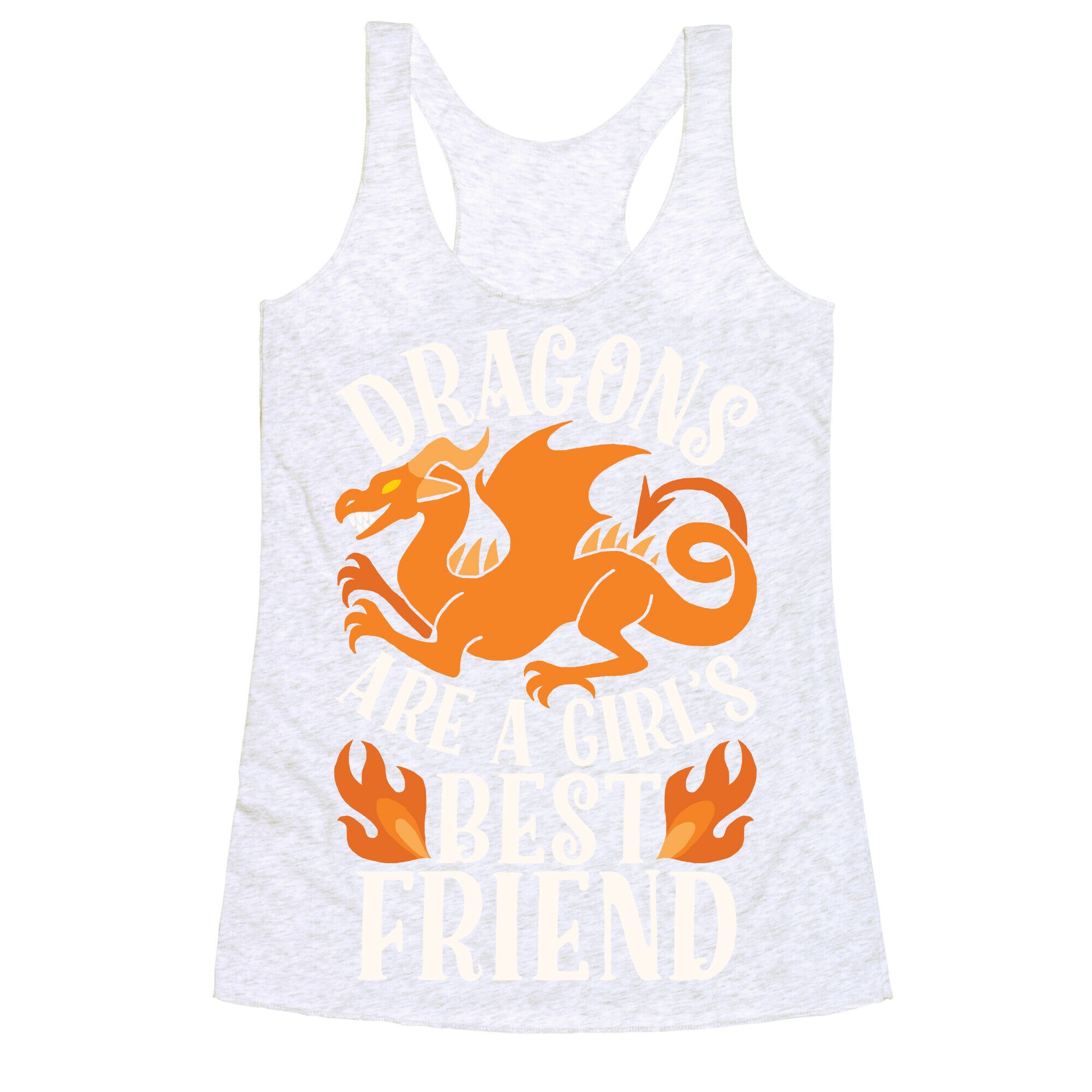 Dragons Are A Girl's Best Friend Racerback Tank