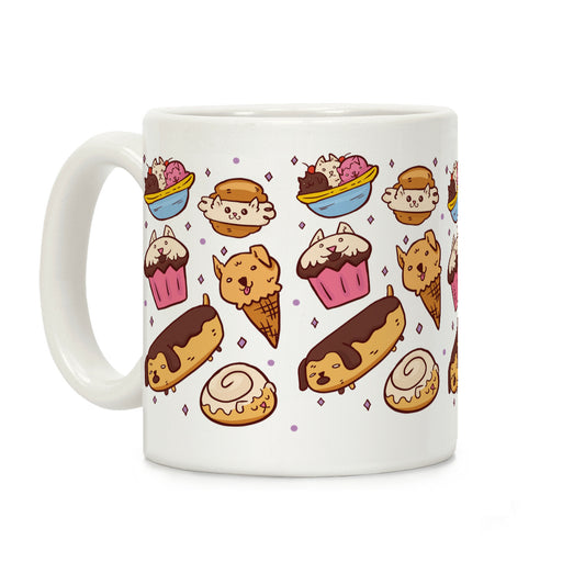 Kawaii Food Dogs Coffee Mug