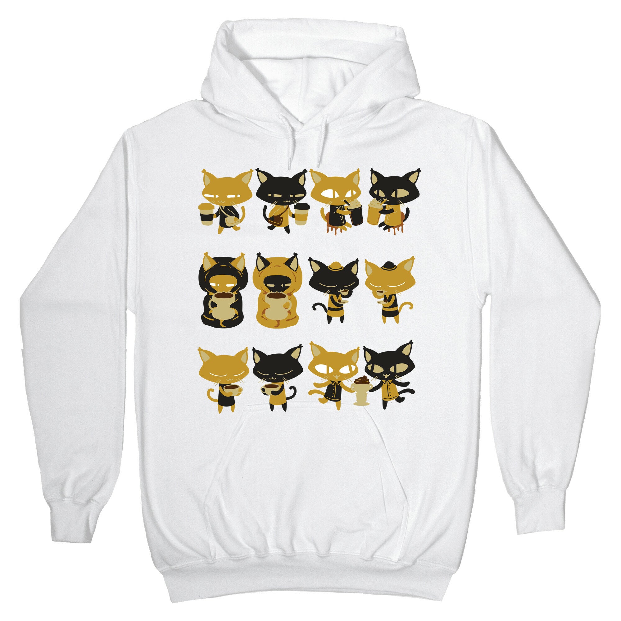 Coffee Cats Hoodie