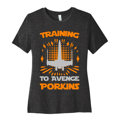 Training to Avenge Porkins Women's Cotton Tee