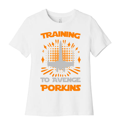 Training to Avenge Porkins Women's Cotton Tee