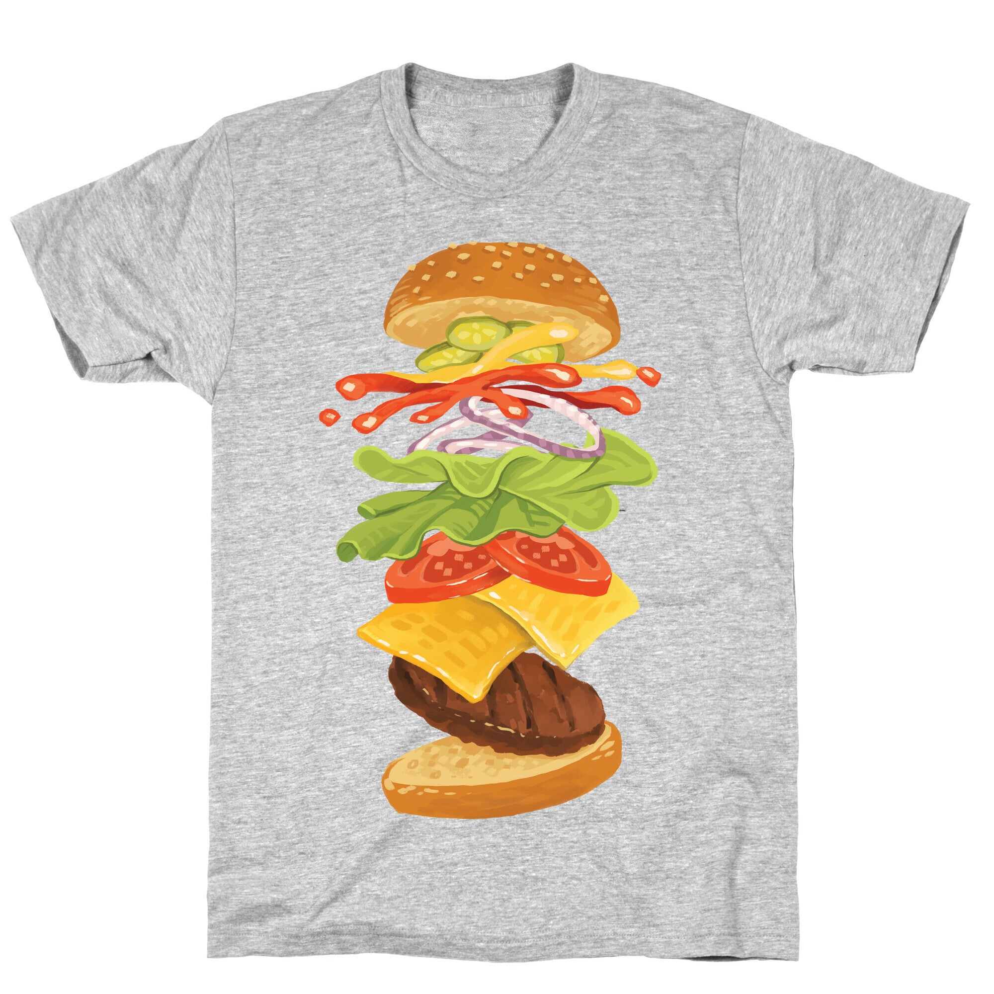 Anatomy Of A Burger T-Shirt