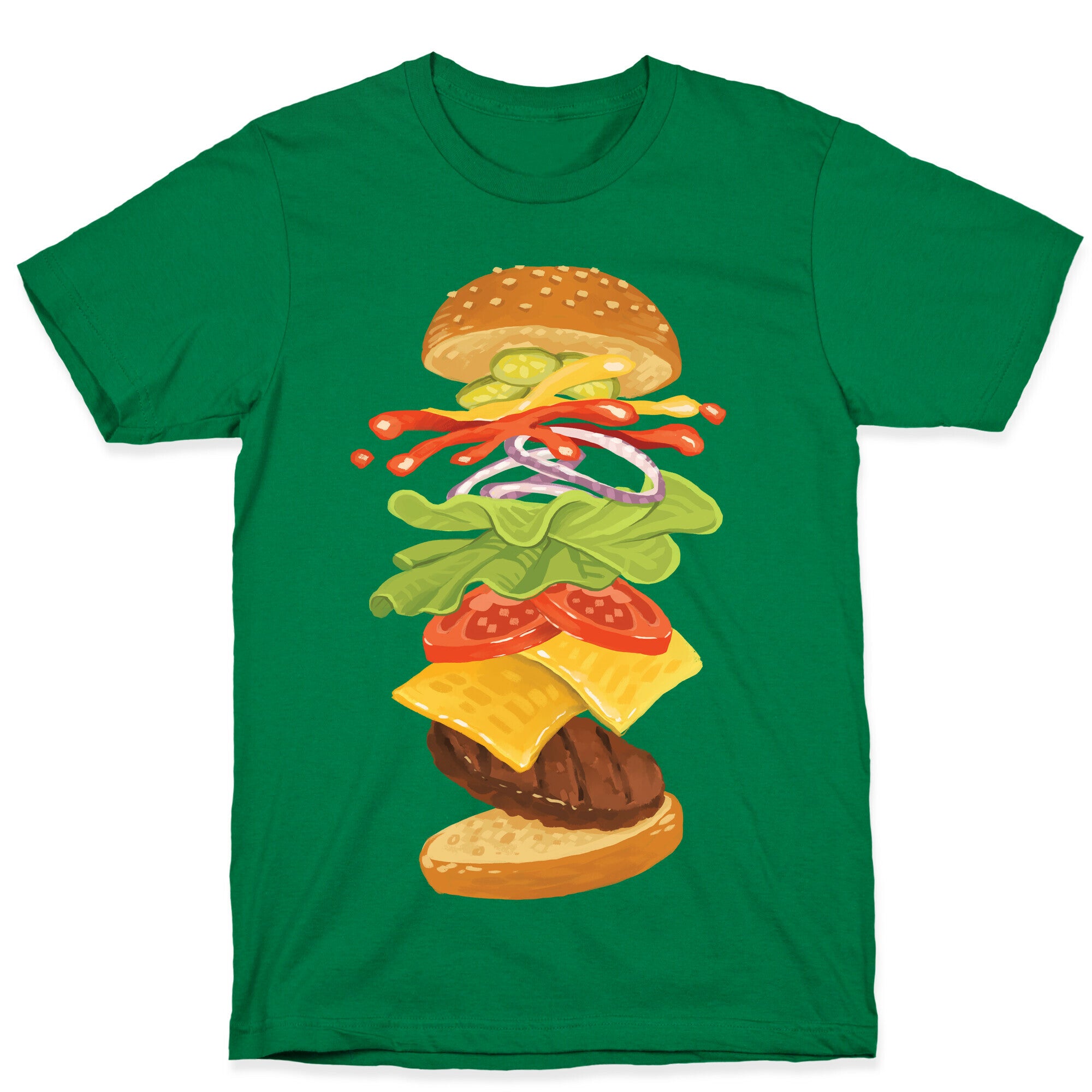 Anatomy Of A Burger T-Shirt