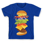 Anatomy Of A Burger T-Shirt
