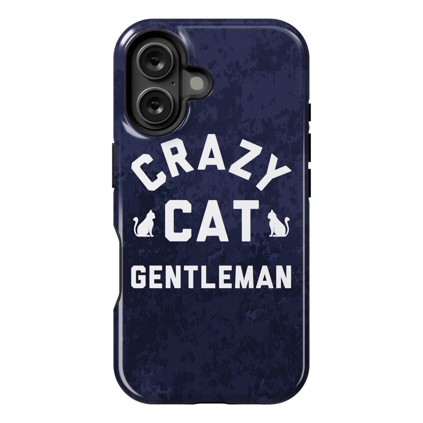 Crazy Cat Gentleman Phone Case