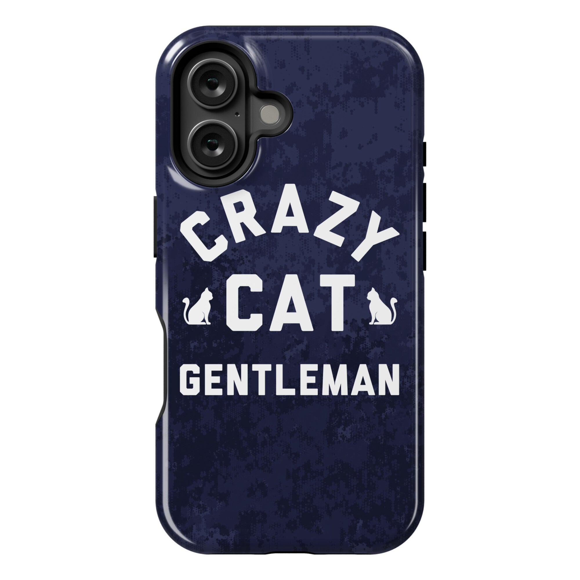 Crazy Cat Gentleman Phone Case