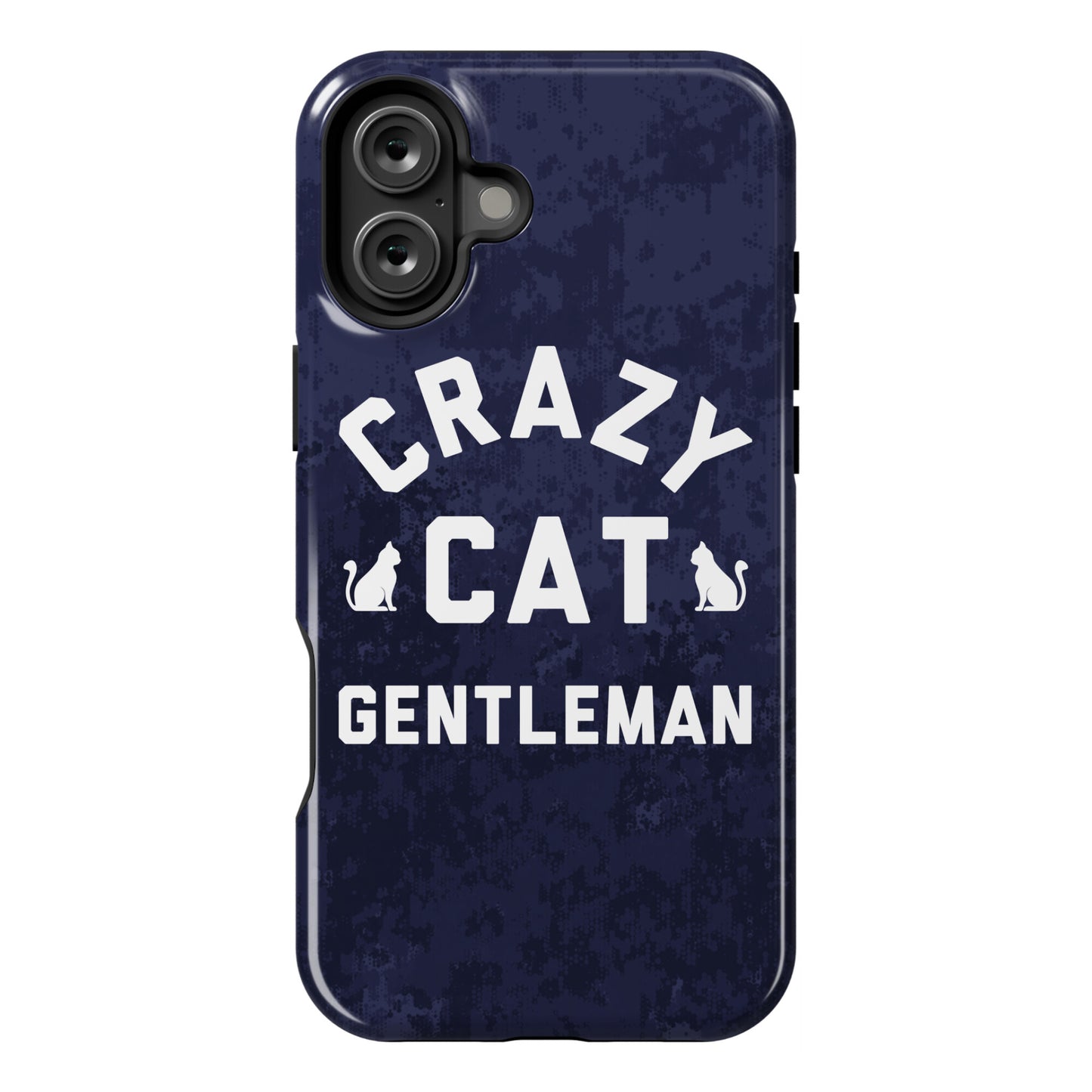 Crazy Cat Gentleman Phone Case