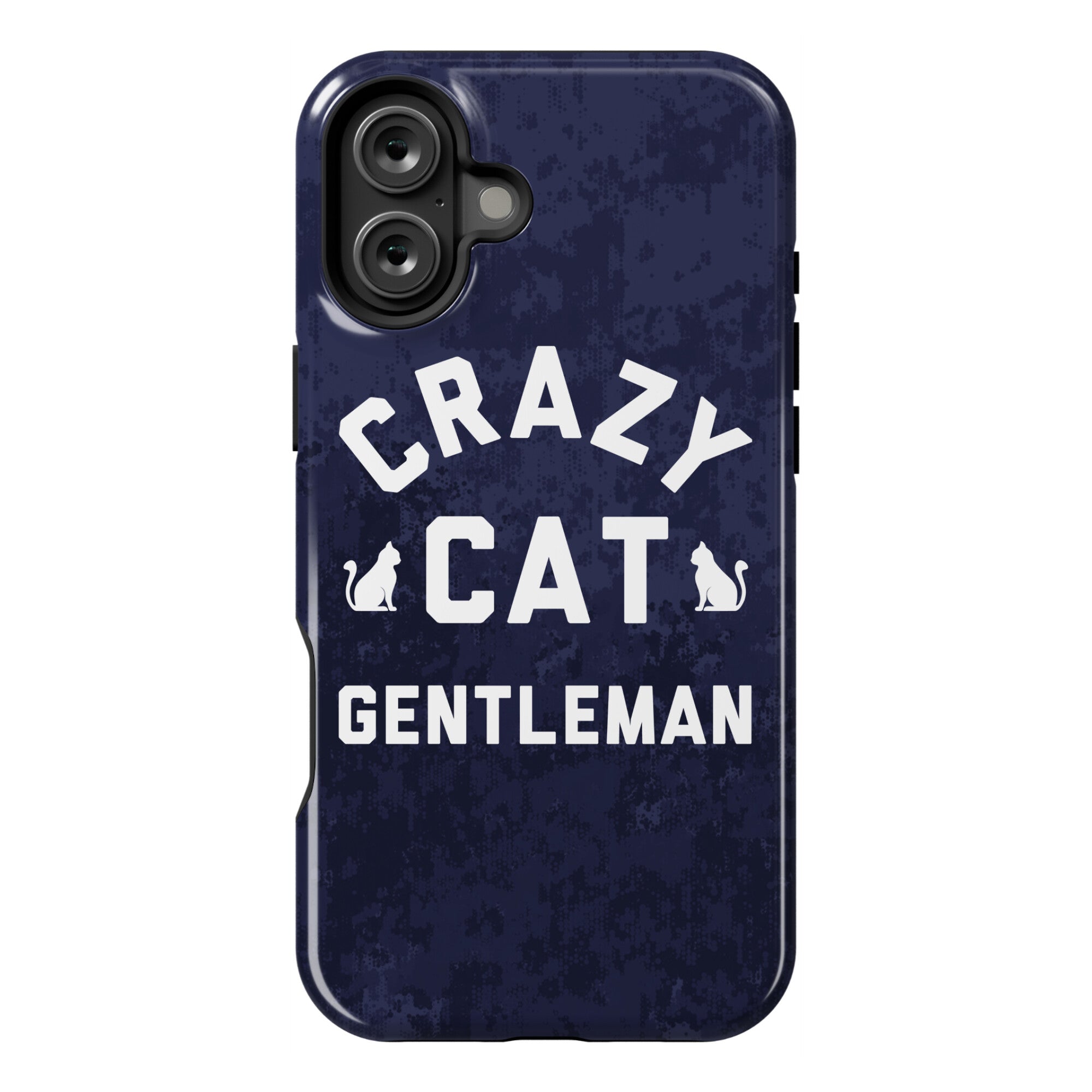 Crazy Cat Gentleman Phone Case