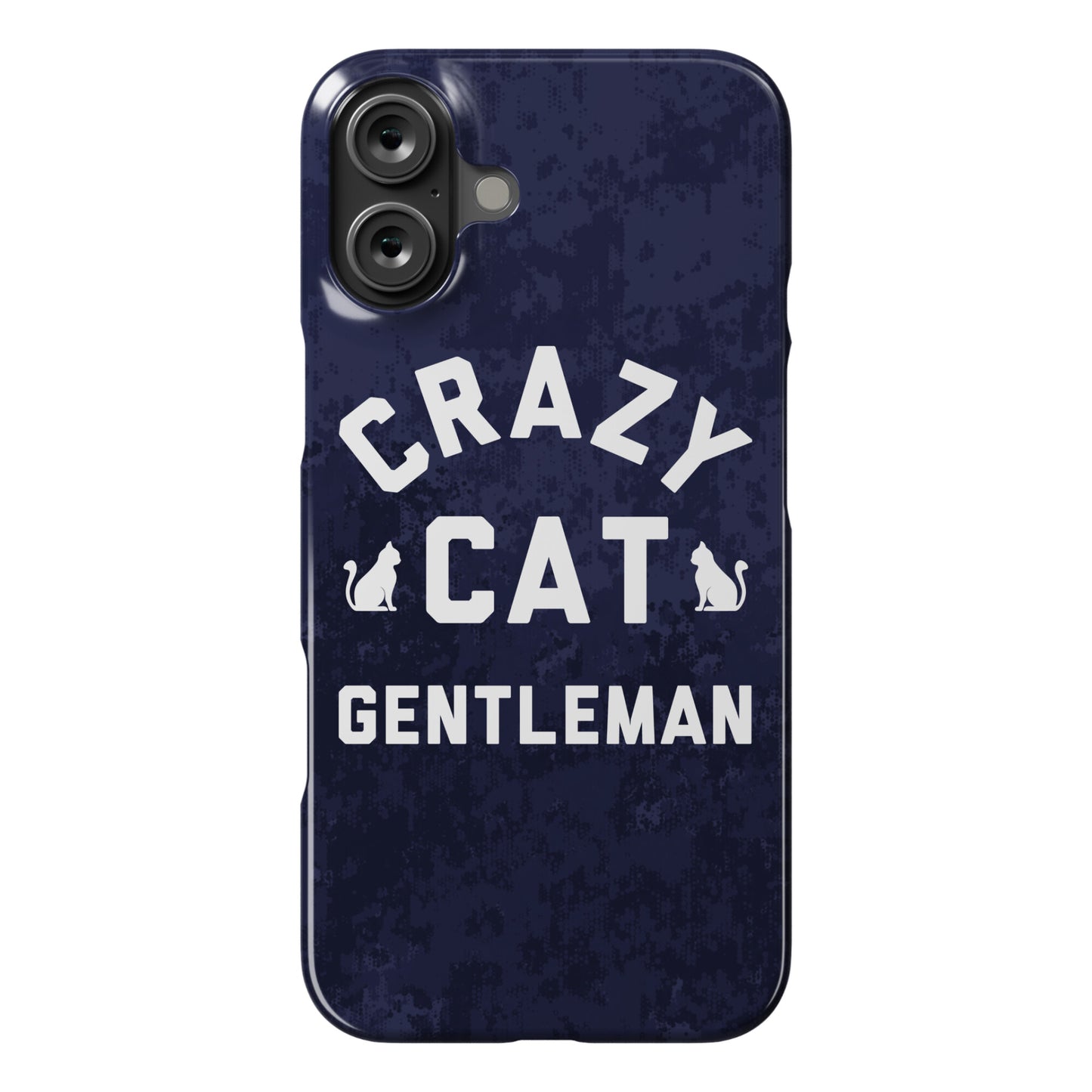Crazy Cat Gentleman Phone Case