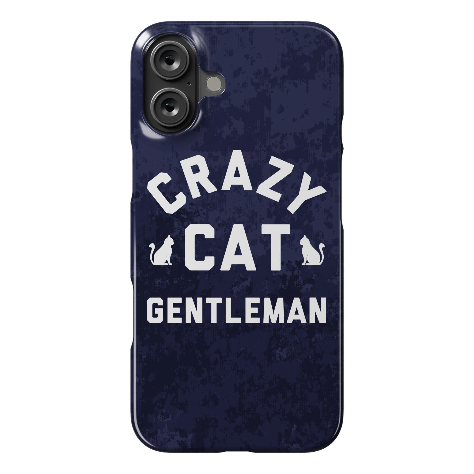 Crazy Cat Gentleman Phone Case