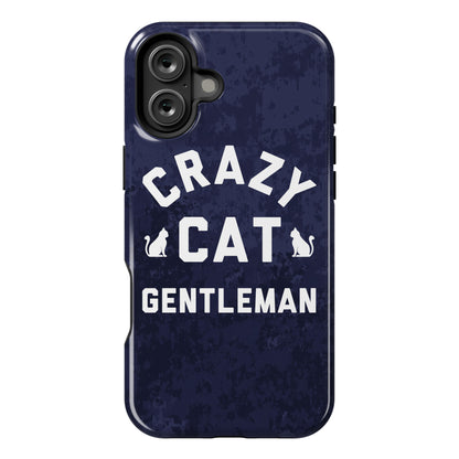 Crazy Cat Gentleman Phone Case