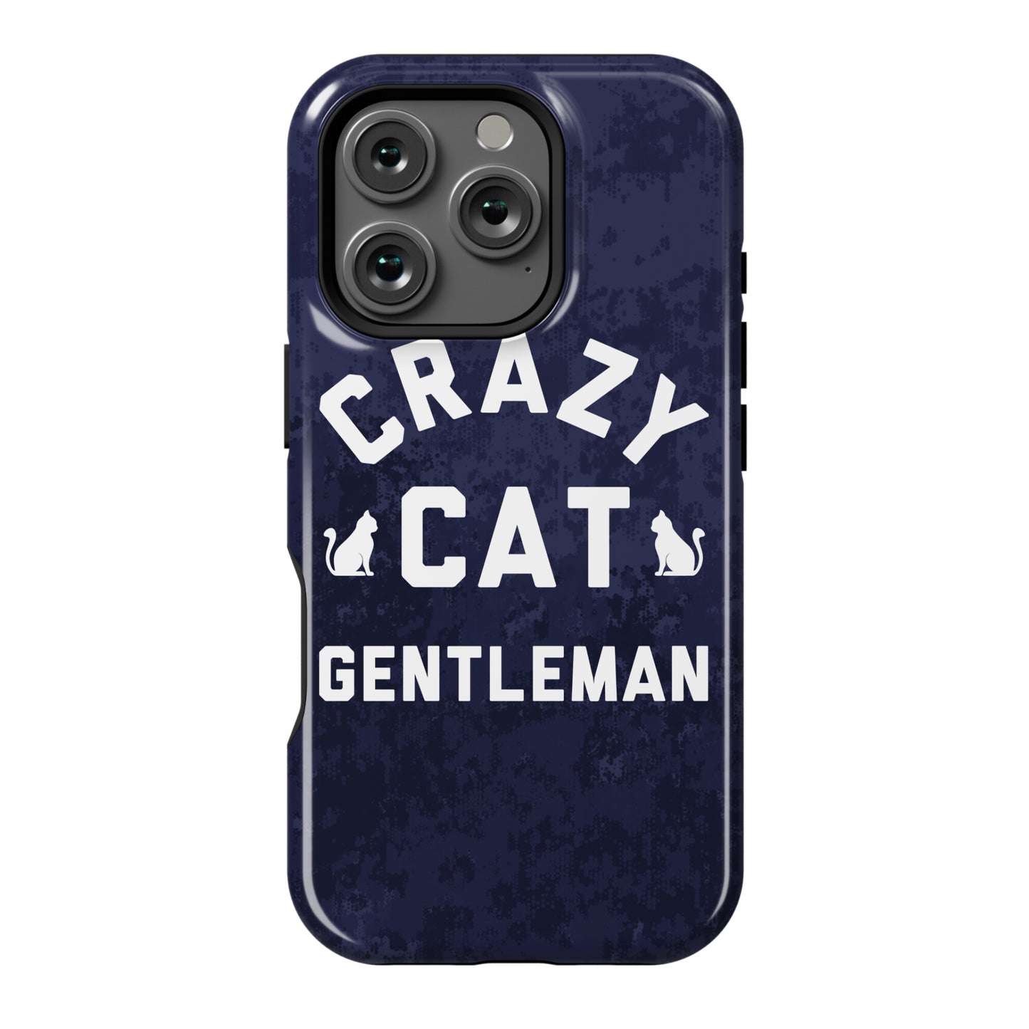 Crazy Cat Gentleman Phone Case