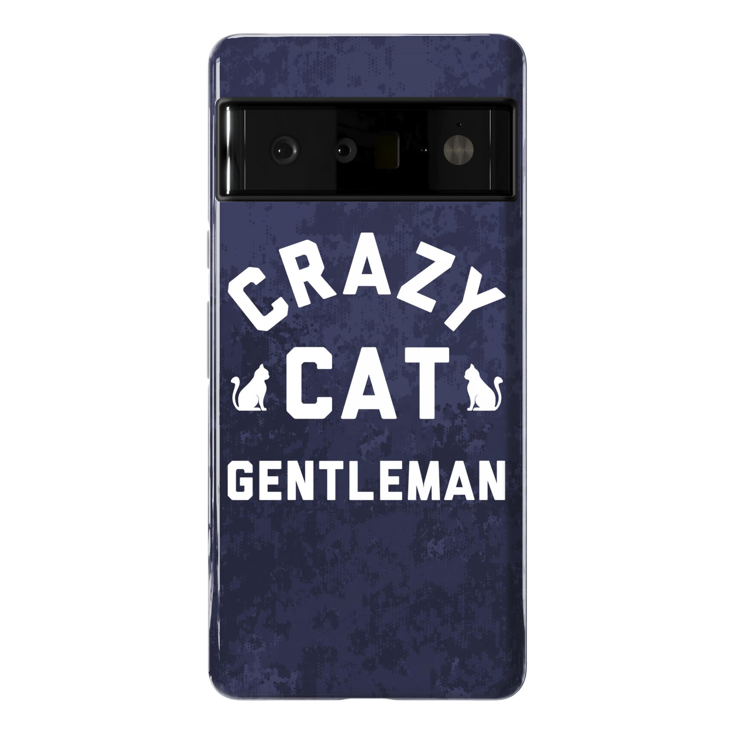 Crazy Cat Gentleman Phone Case