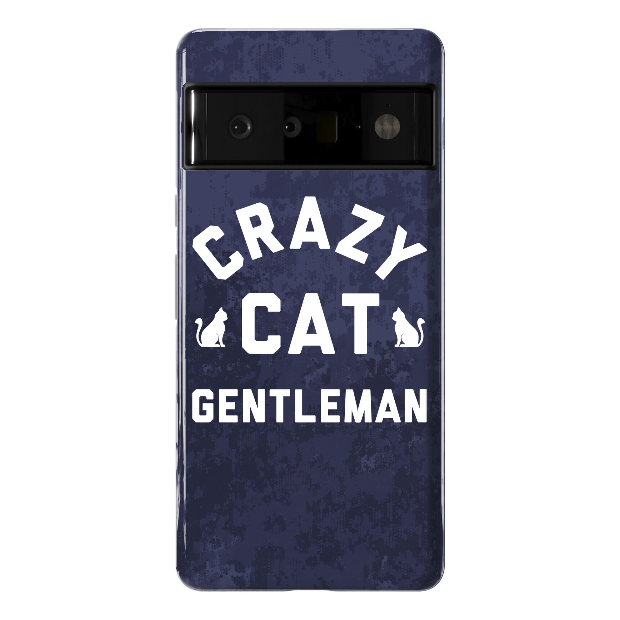 Crazy Cat Gentleman Phone Case
