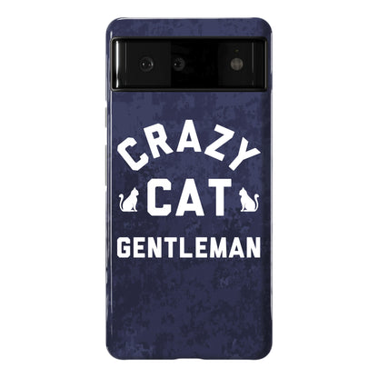 Crazy Cat Gentleman Phone Case