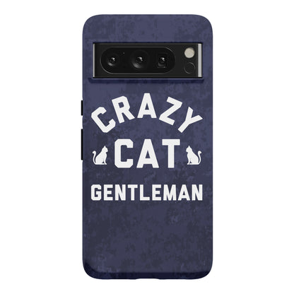 Crazy Cat Gentleman Phone Case