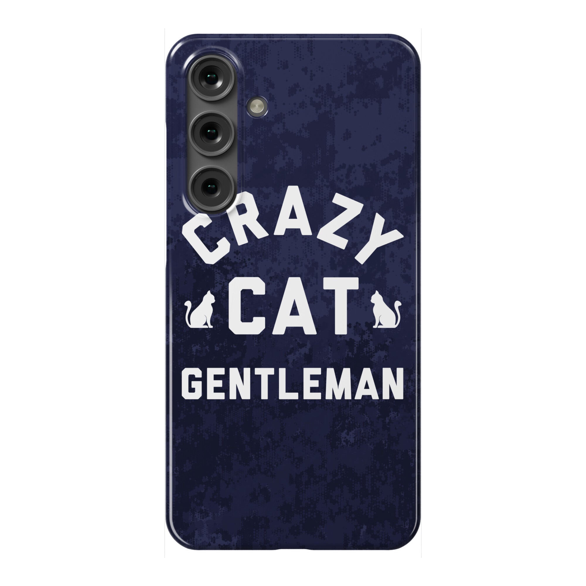 Crazy Cat Gentleman Phone Case