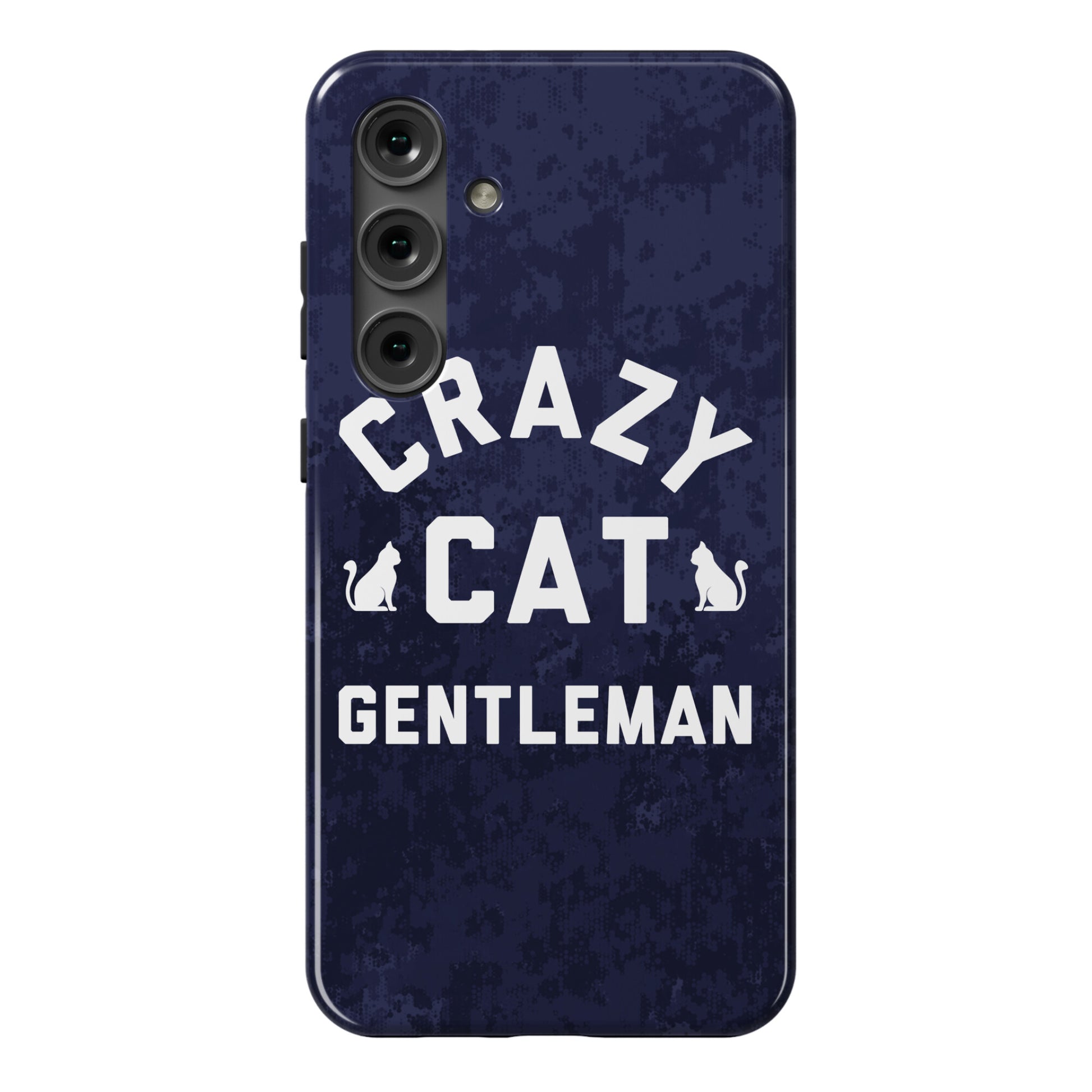 Crazy Cat Gentleman Phone Case