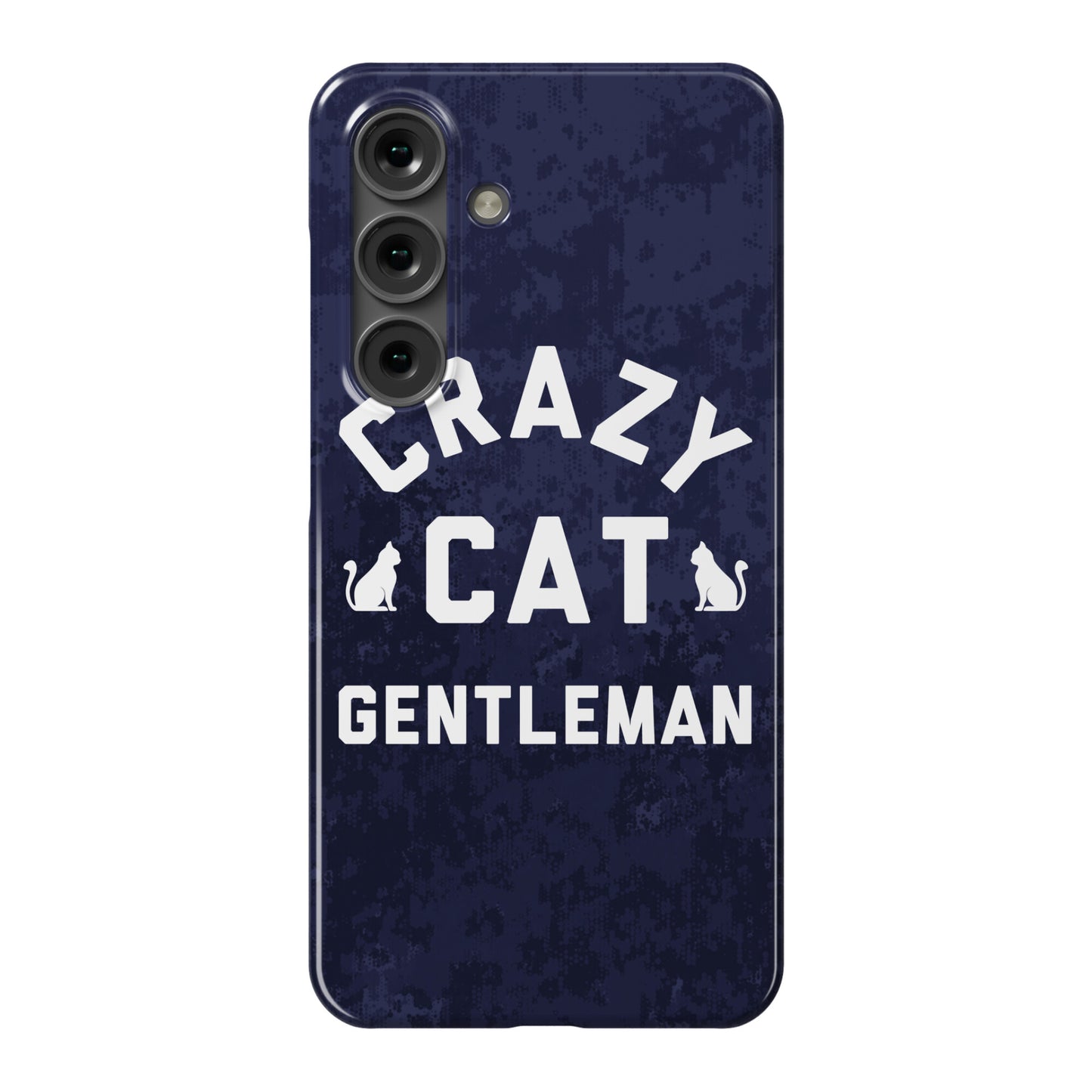 Crazy Cat Gentleman Phone Case