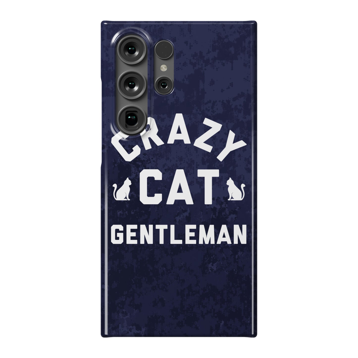 Crazy Cat Gentleman Phone Case