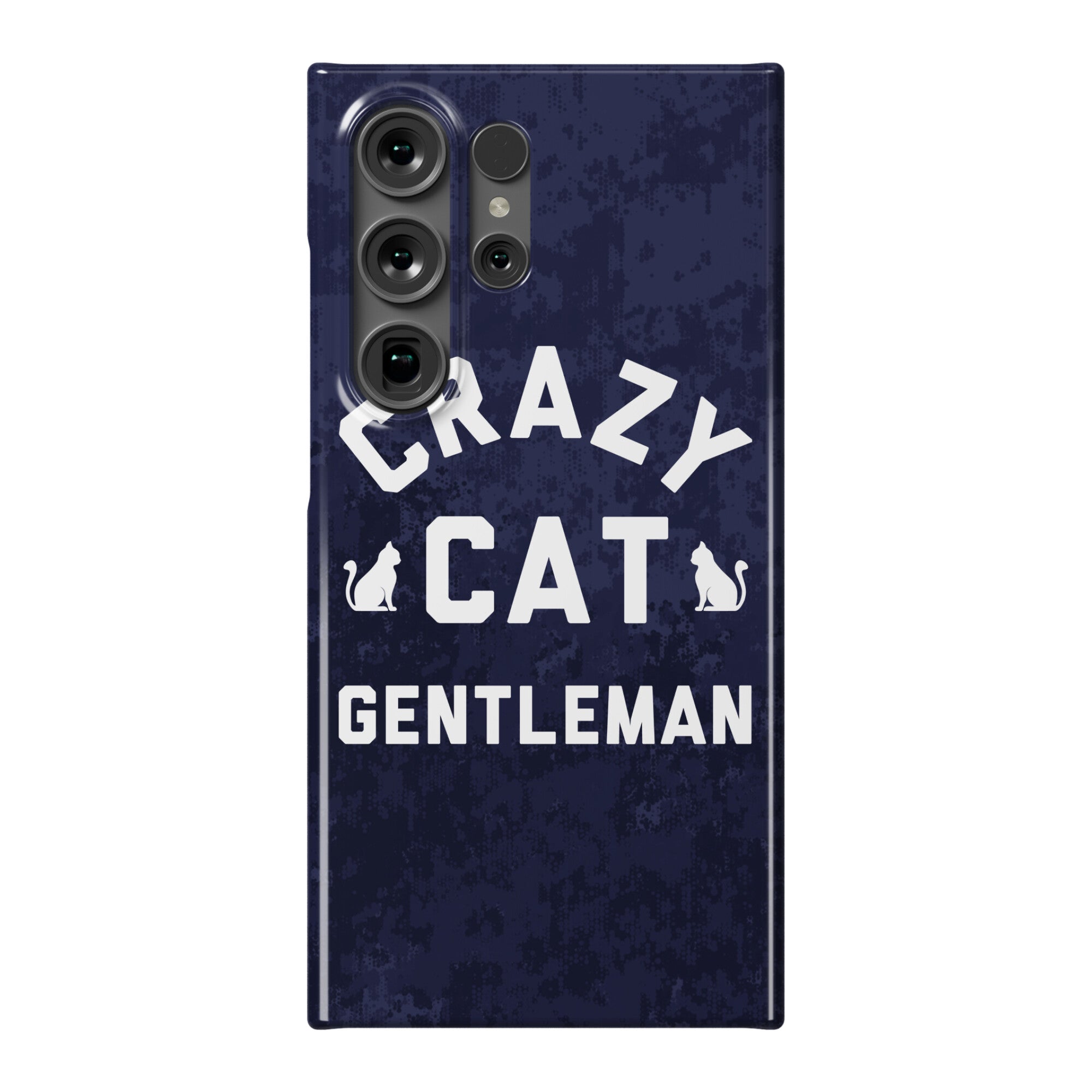 Crazy Cat Gentleman Phone Case
