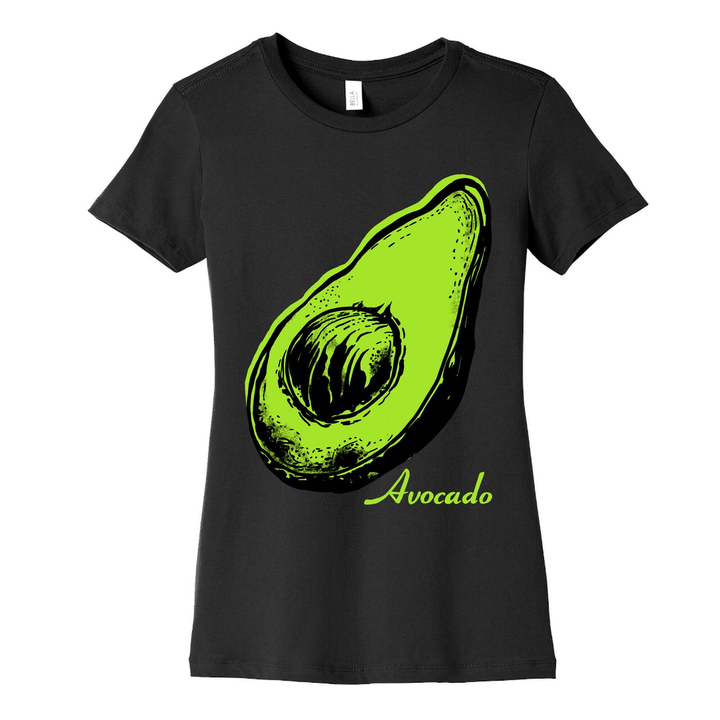 Pop Art Avocado Women's Cotton Tee