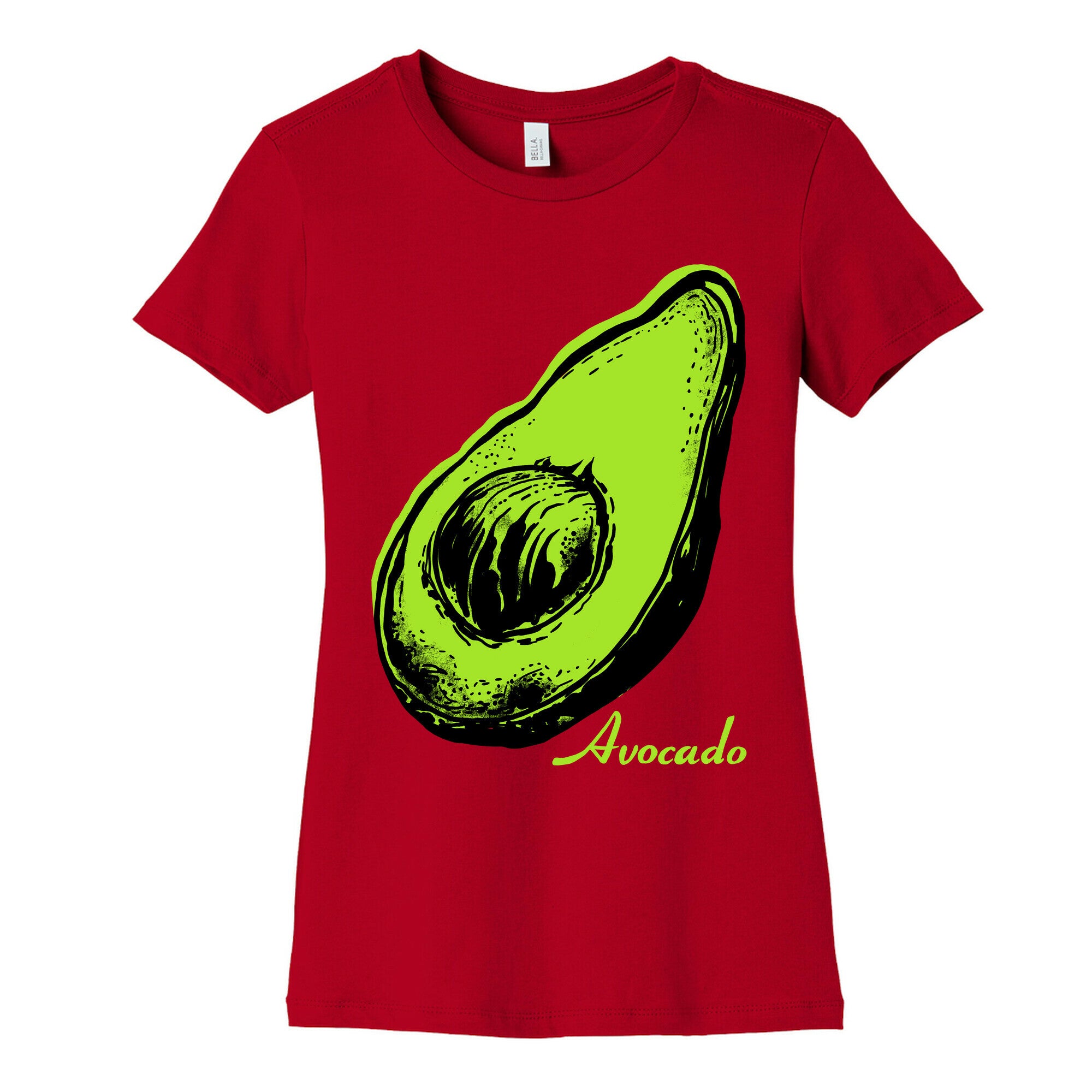 Pop Art Avocado Women's Cotton Tee