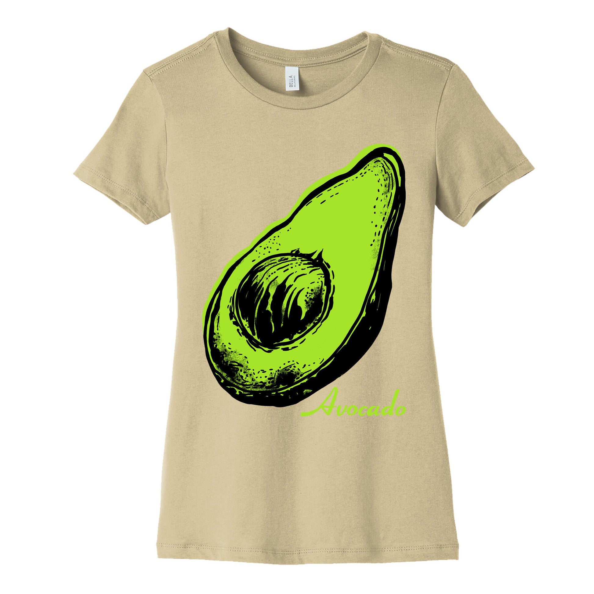 Pop Art Avocado Women's Cotton Tee