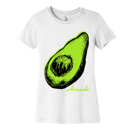 Pop Art Avocado Women's Cotton Tee