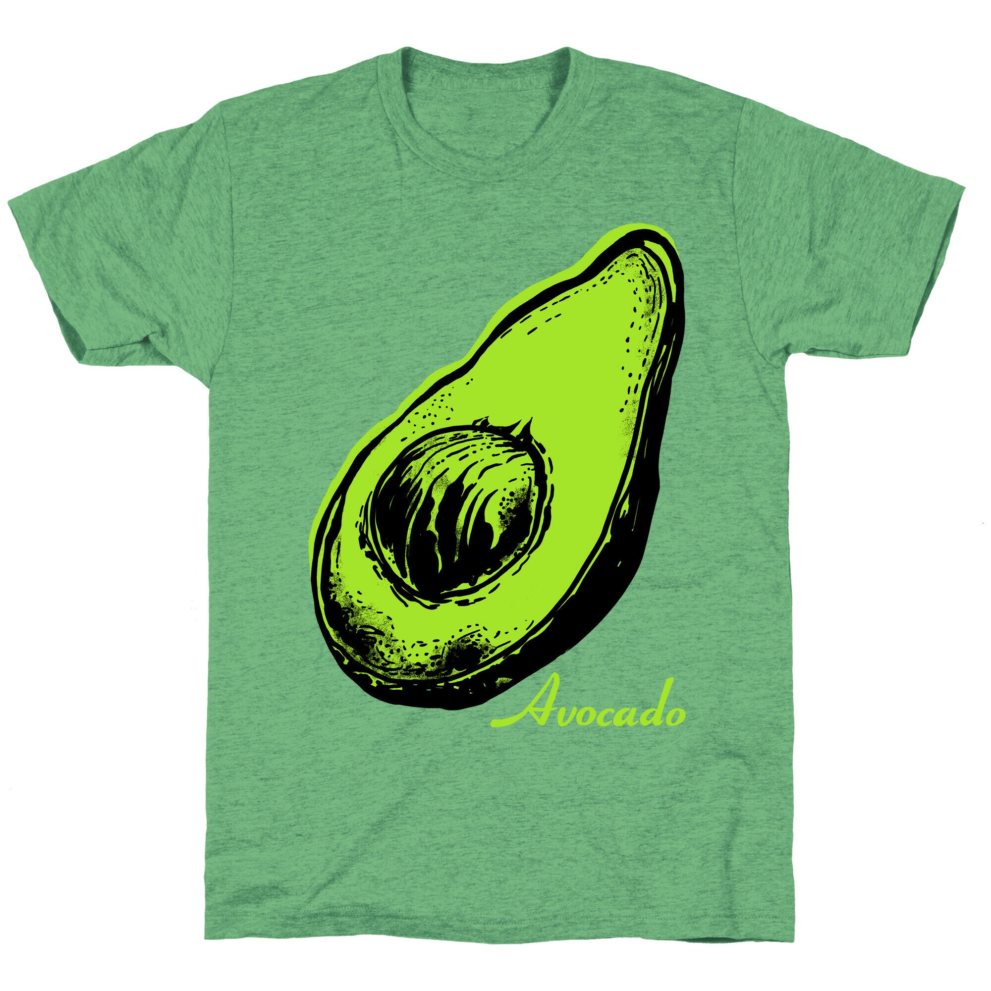 Pop Art Avocado Unisex Triblend Tee