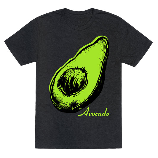 Pop Art Avocado Unisex Triblend Tee