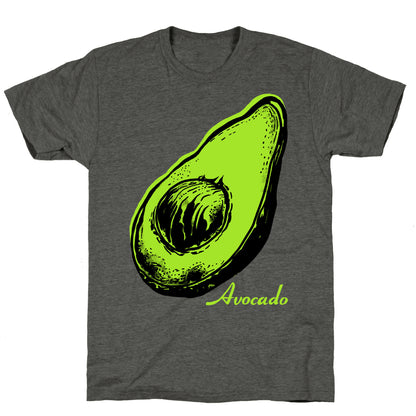 Pop Art Avocado Unisex Triblend Tee