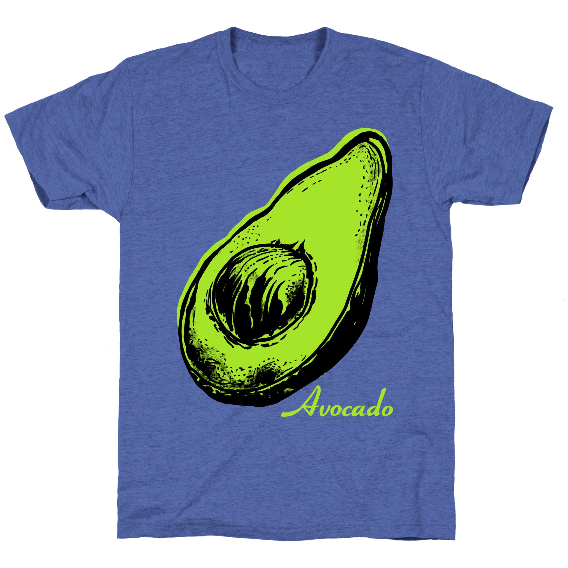 Pop Art Avocado Unisex Triblend Tee