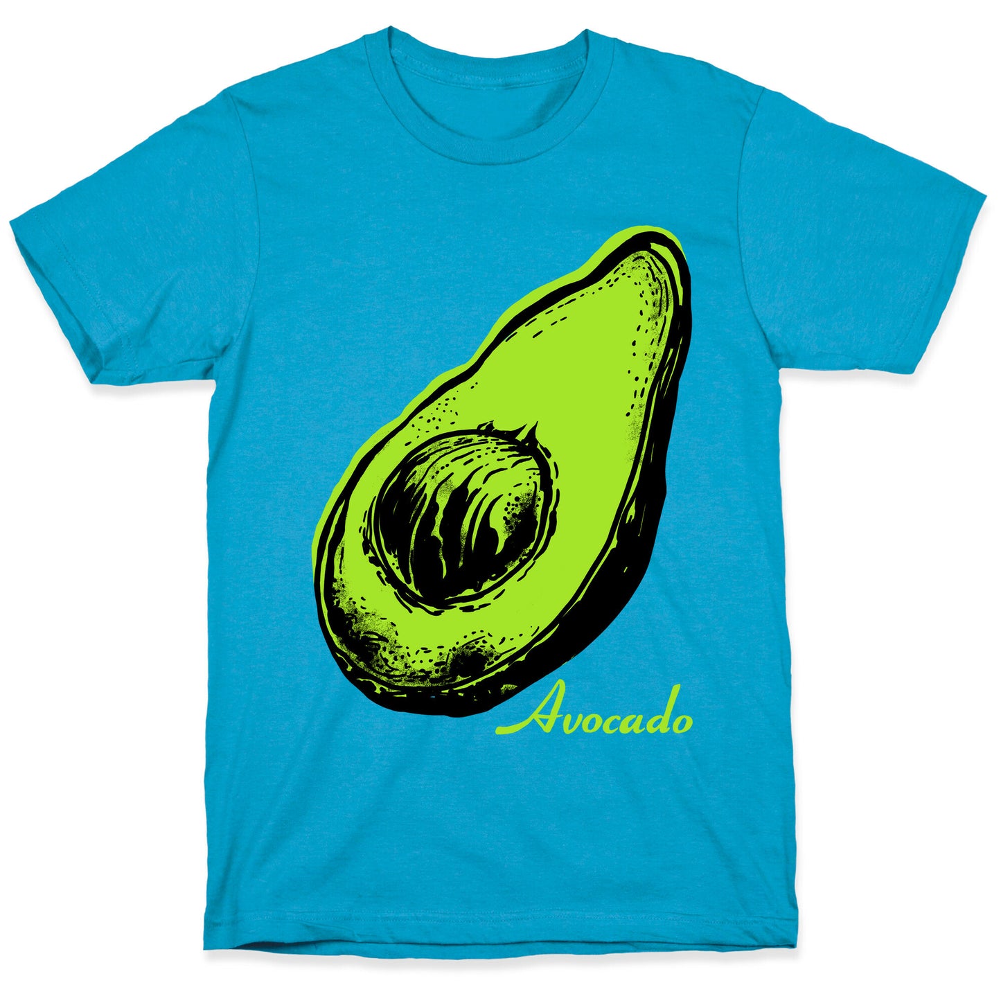 Pop Art Avocado Unisex Triblend Tee