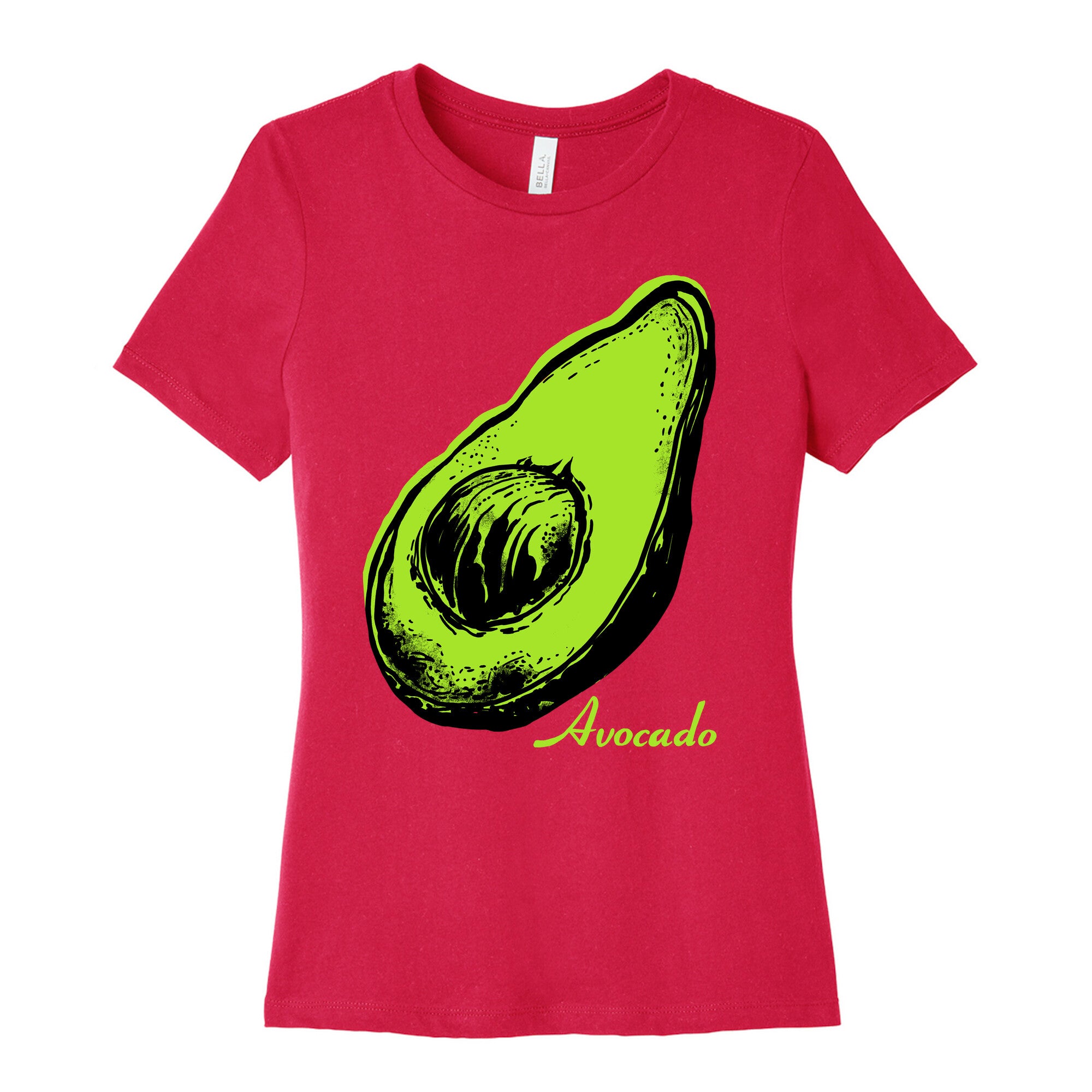 Pop Art Avocado Women's Cotton Tee