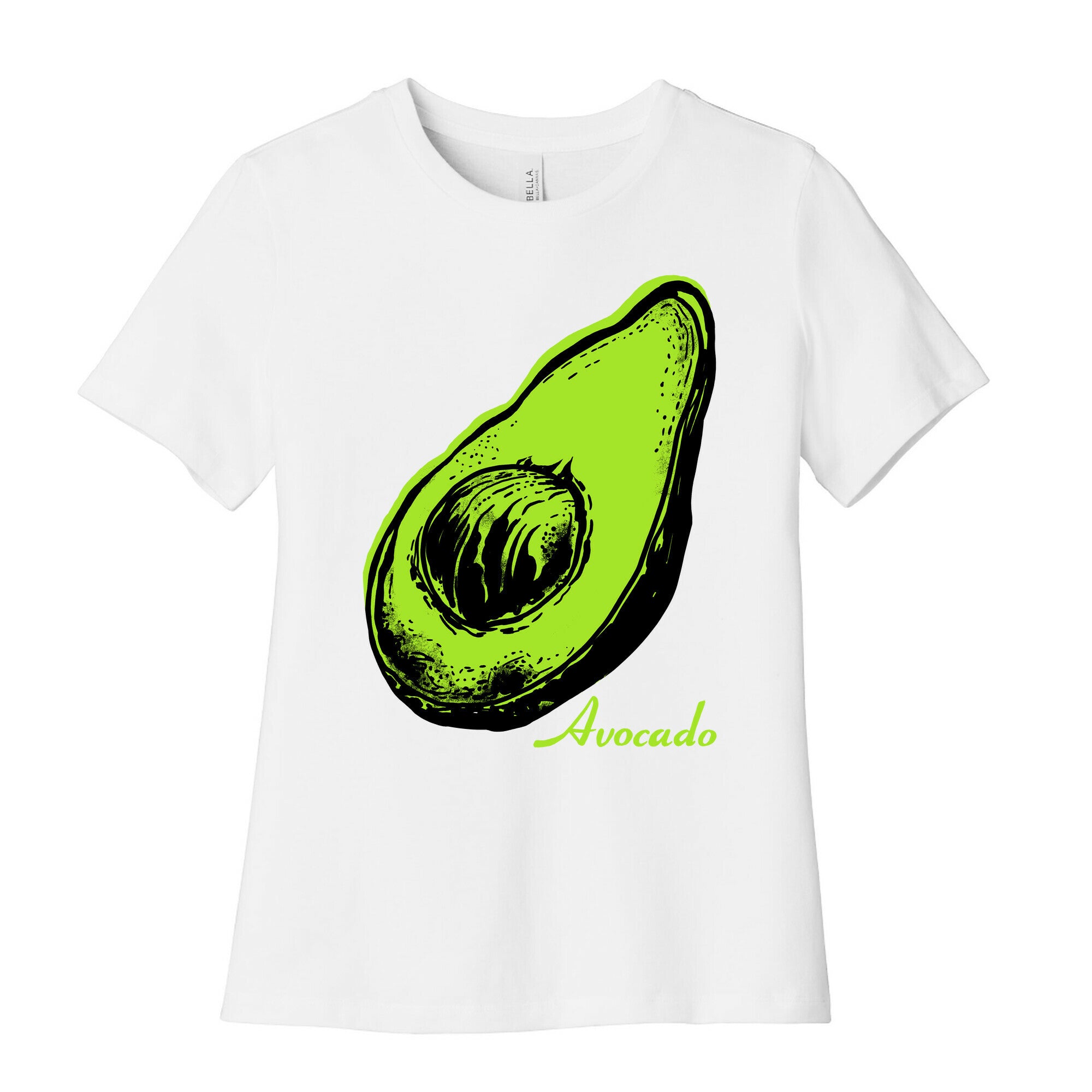 Pop Art Avocado Women's Cotton Tee