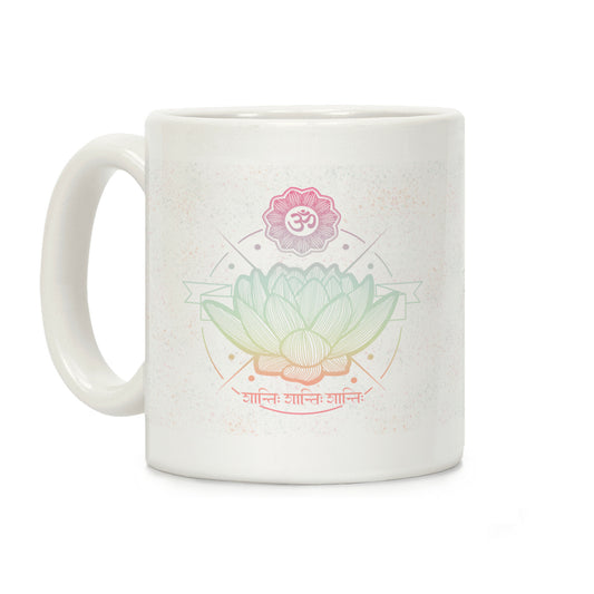 Om Shanti Shanti Shanti Coffee Mug