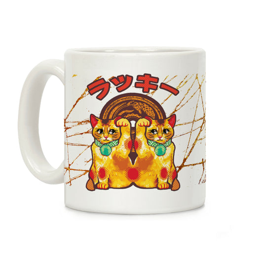 Lucky Cat Pop Art Coffee Mug