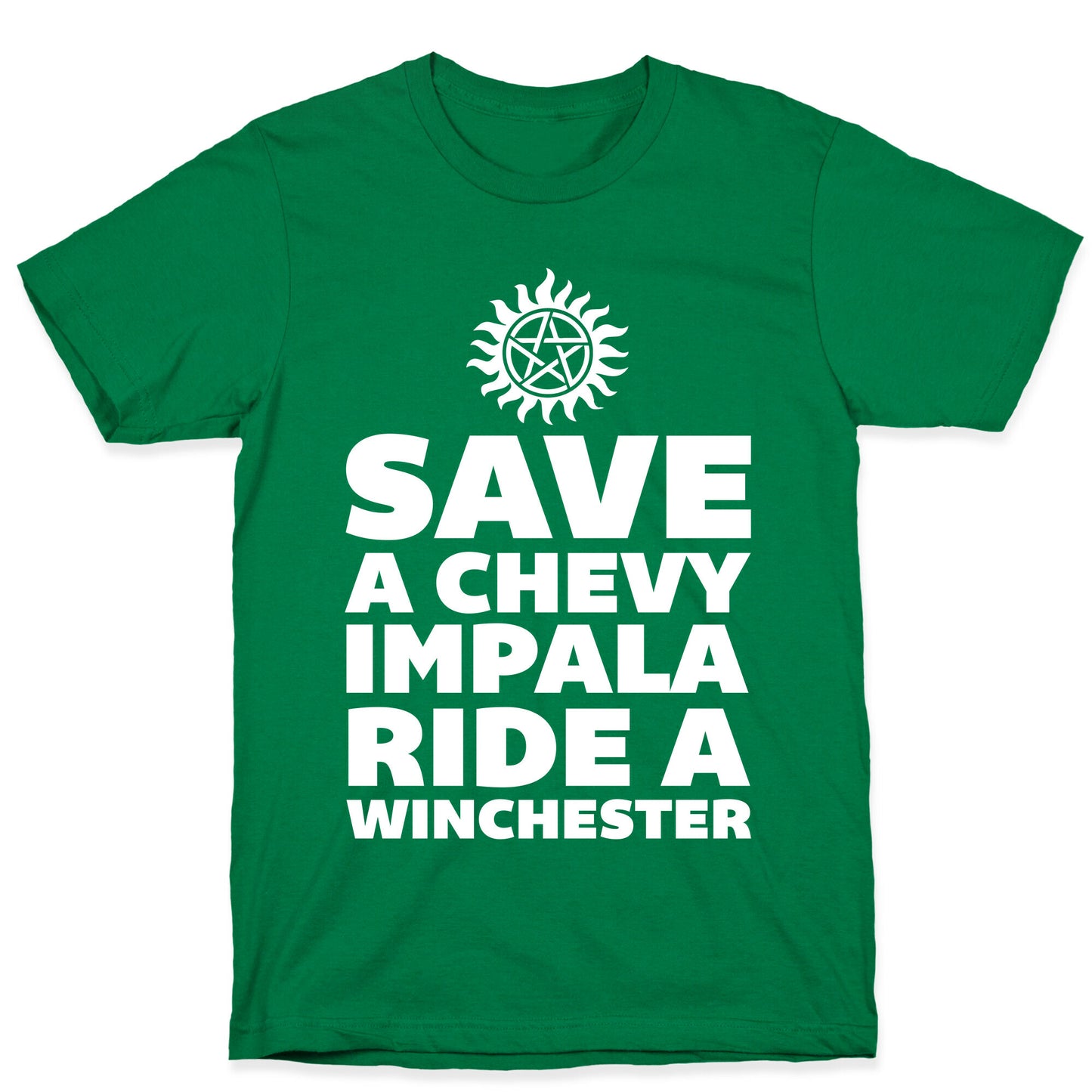 Save a Chevy Impala, Ride a Winchester T-Shirt