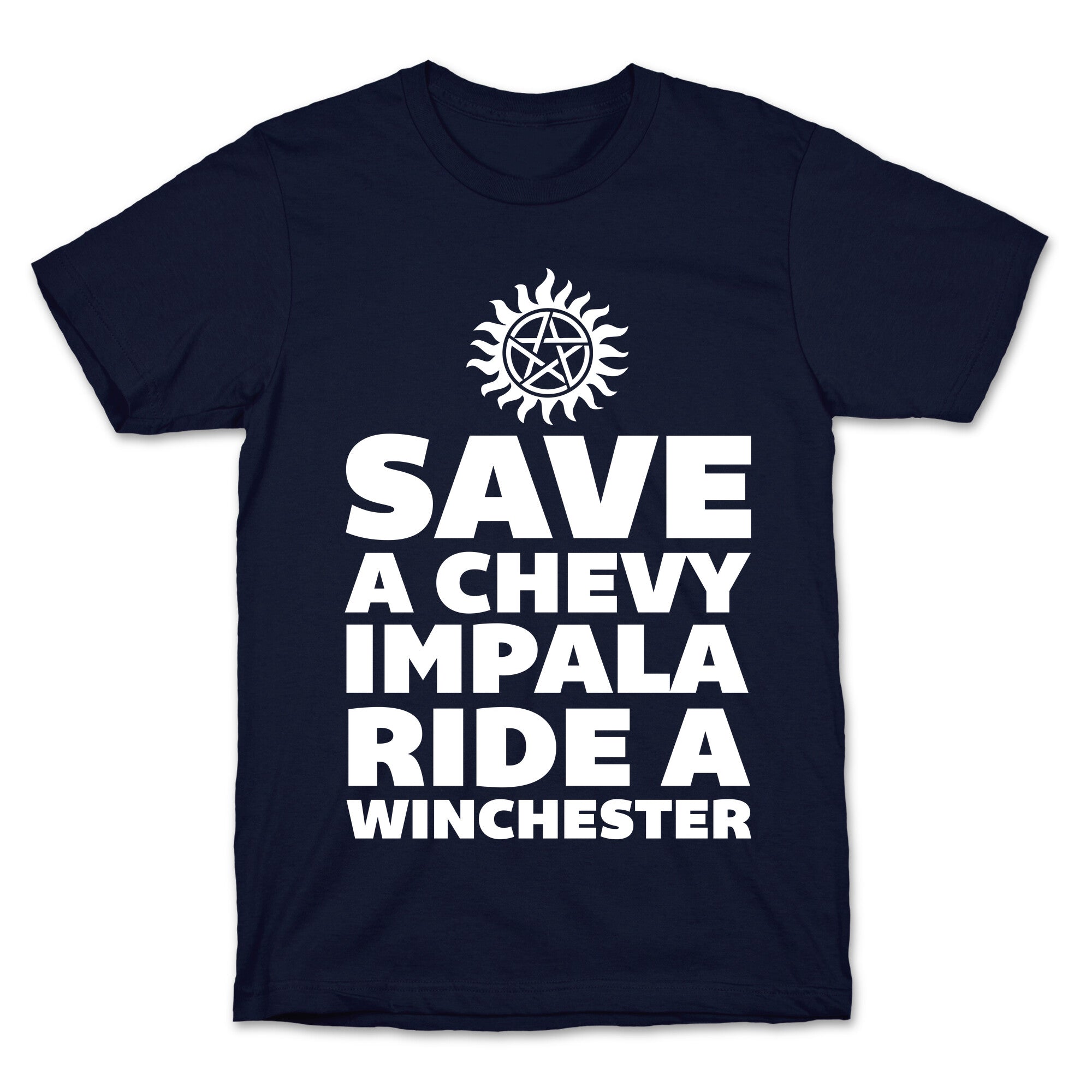 Save a Chevy Impala, Ride a Winchester T-Shirt