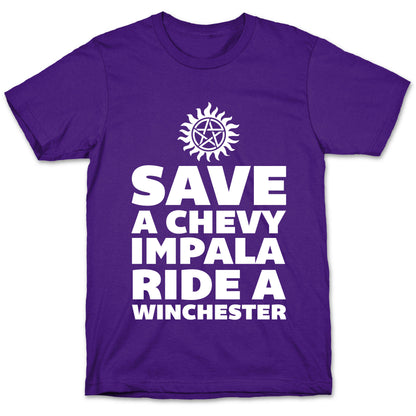 Save a Chevy Impala, Ride a Winchester T-Shirt