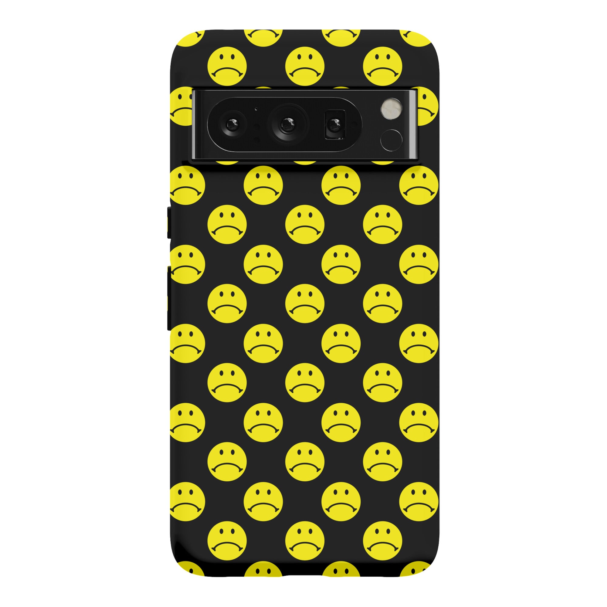 Sad Smiley Face Pattern Phone Case