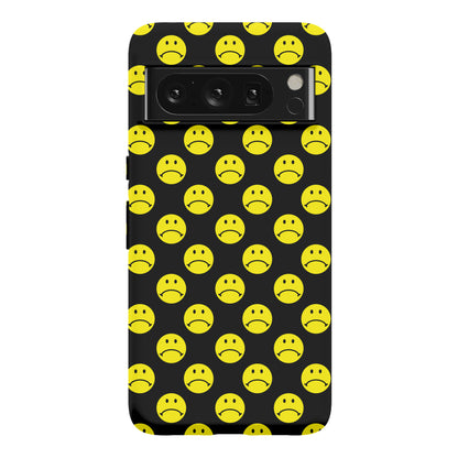 Sad Smiley Face Pattern Phone Case