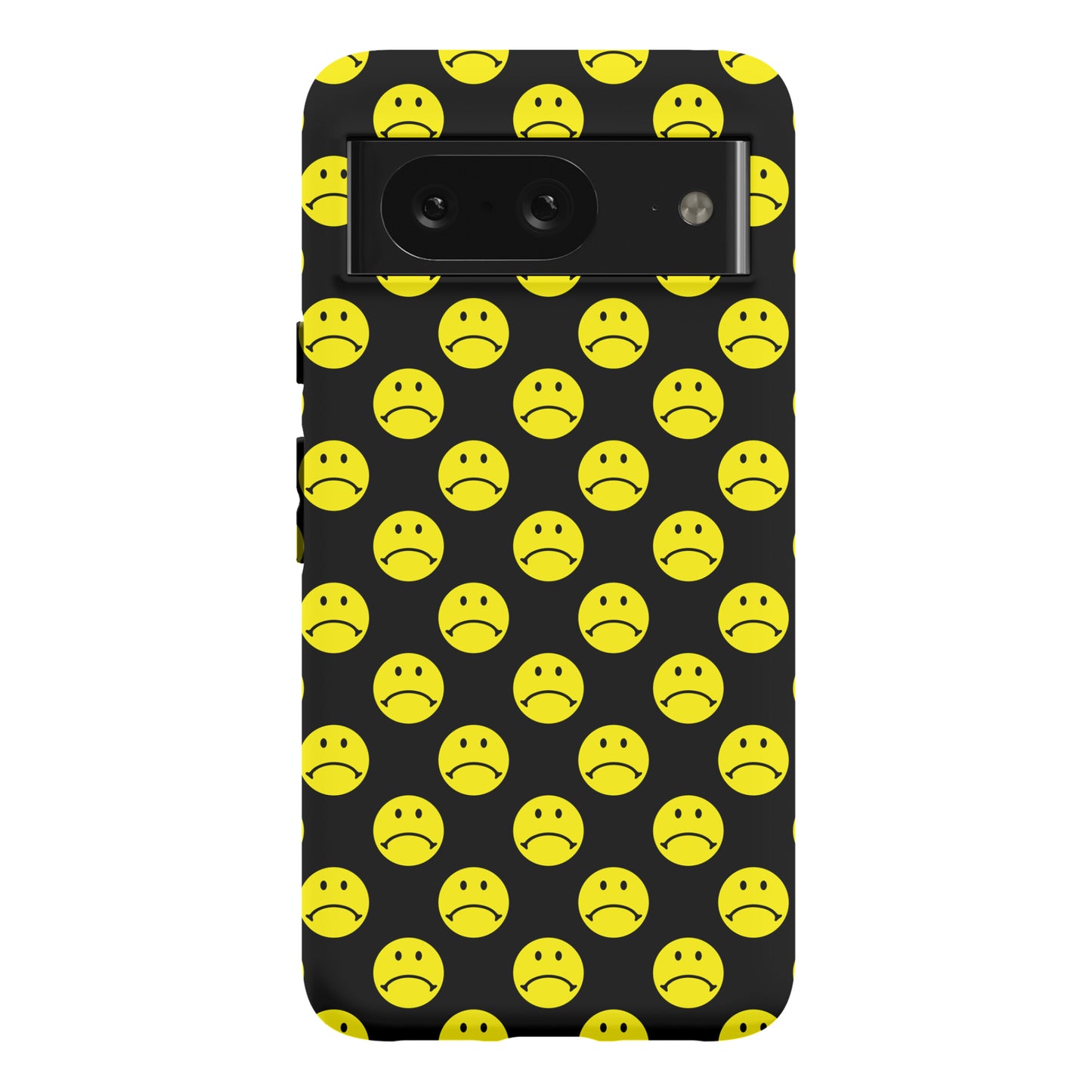 Sad Smiley Face Pattern Phone Case