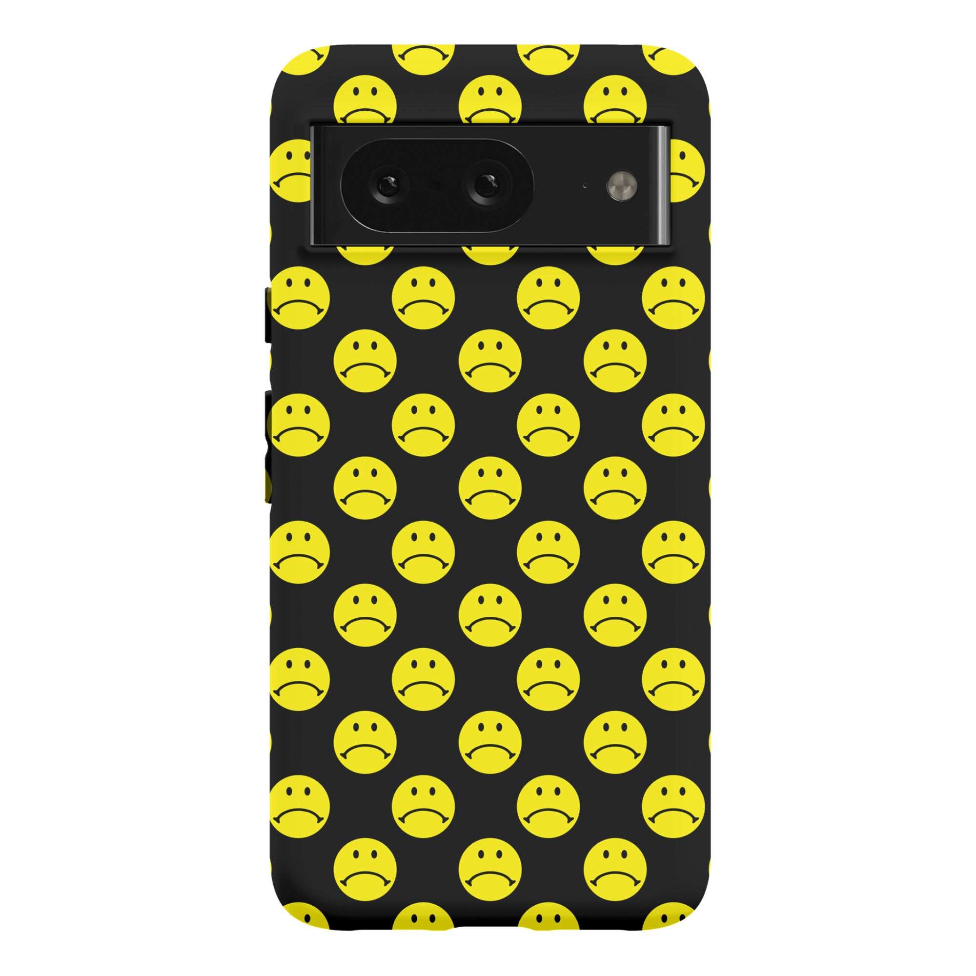 Sad Smiley Face Pattern Phone Case