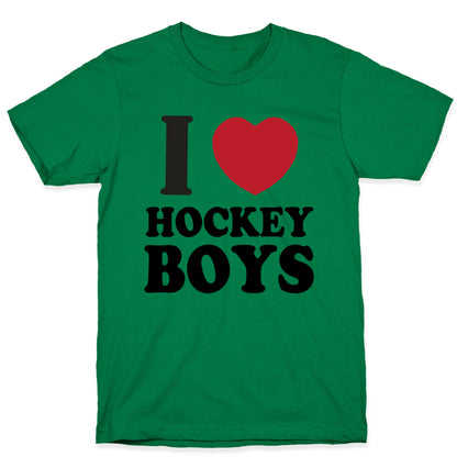 I Love Hockey Boys T-Shirt