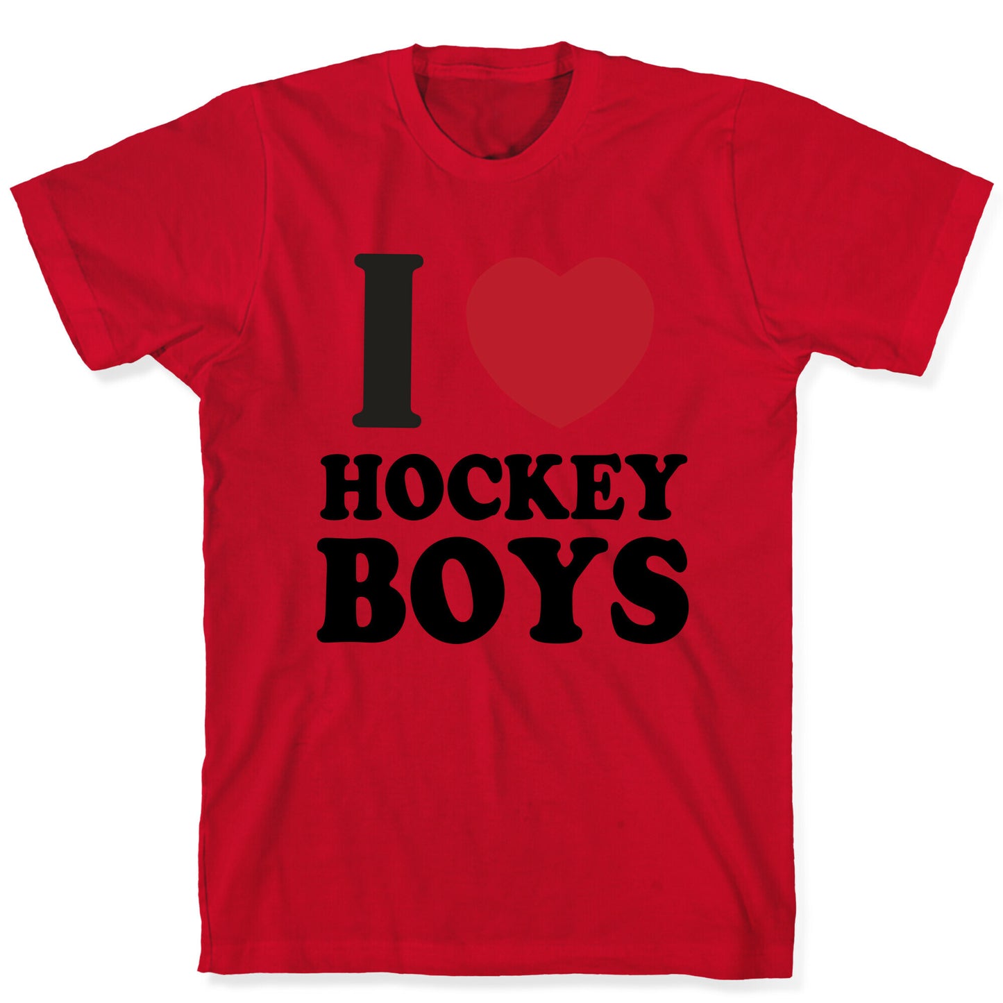 I Love Hockey Boys T-Shirt